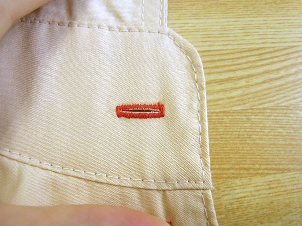 ボタンホールの作り方 ハンドメイド 縫い方