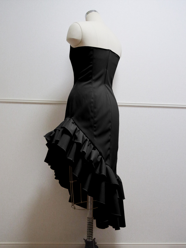 マーメイドドレスⅡ ウェディングドレス ブライダルドレス マーメイドライン 型紙の写真