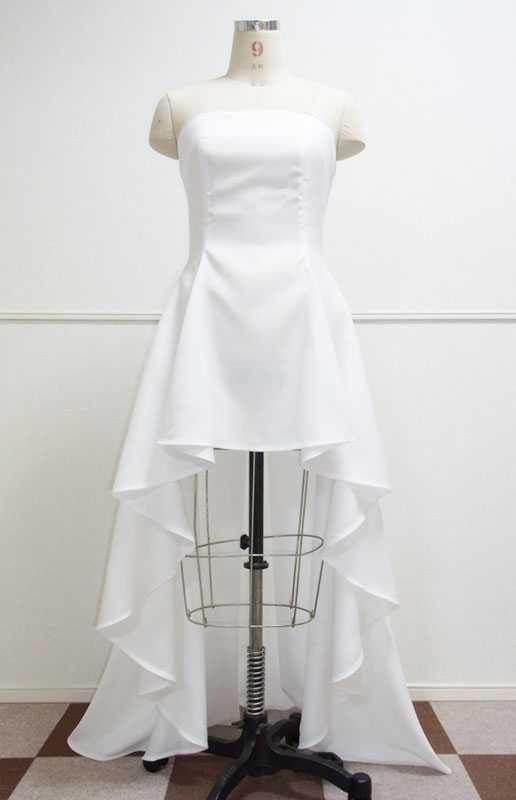 コスプレ衣装 型紙 作り方 トレーンドレス ウェディングドレス トレインの写真